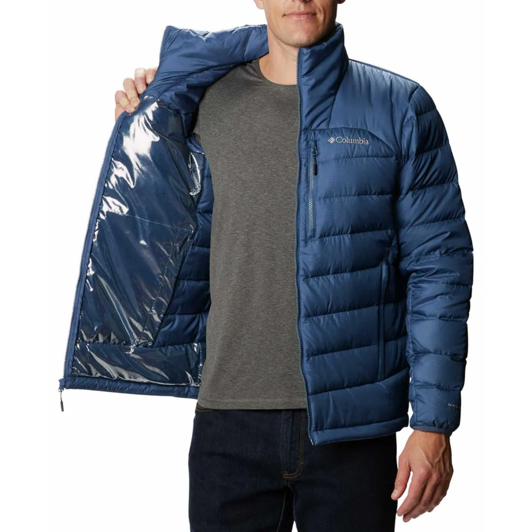 suitable for weekend getaways suitable for rainy days Columbia Men Blue Autumn Park Down Jacket