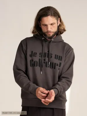 Wrinkle Resistant Minimal Staple Scott JSG1 Hoodie Menswear Peat