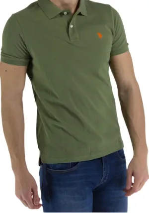 U.S. Polo Assn. Polo uomo manica corta King 41029 65079 241 verde Layer Friendly