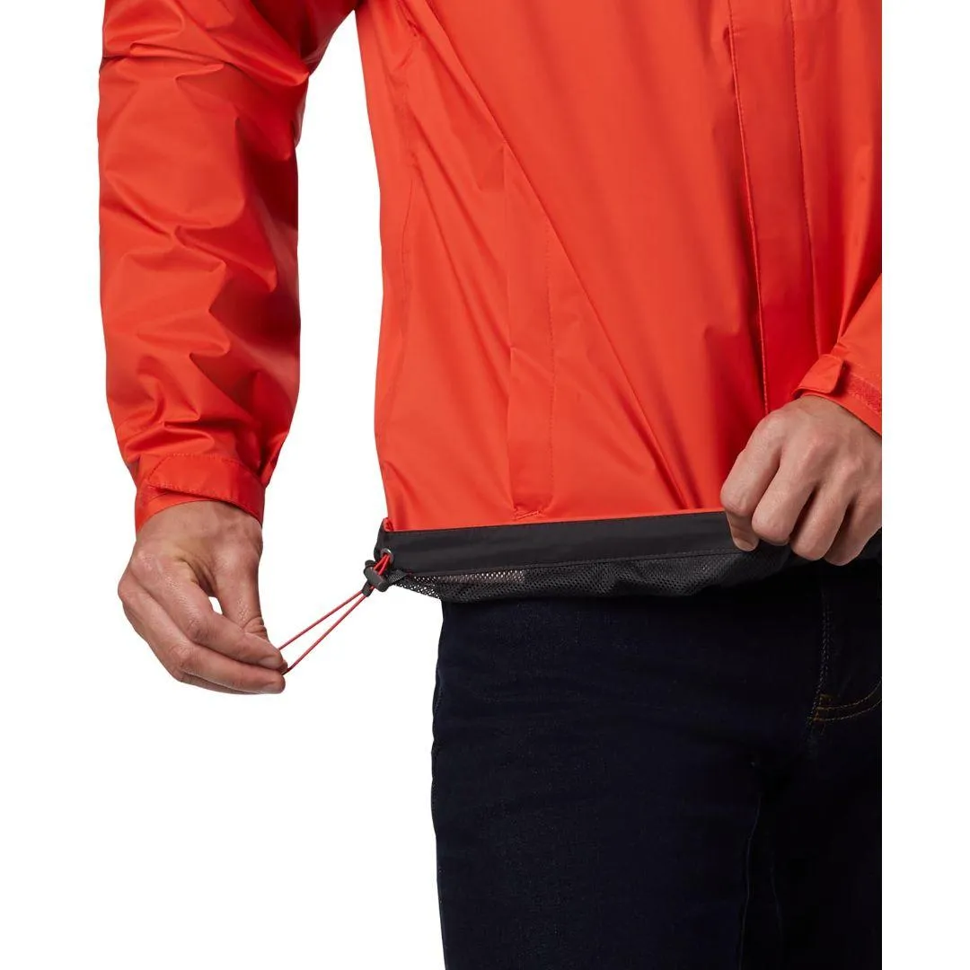 Hand washable Flexible Cuff Columbia Men Orange Watertight II Jacket Waterproof