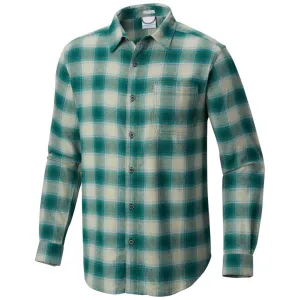 Sustainable Manufacturing Columbia Men Green Boulder Ridge Long Sleeve Flannel