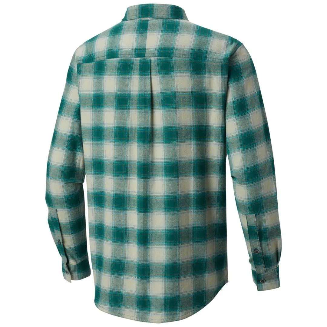 Ice Fit Columbia Men Green Boulder Ridge Long Sleeve Flannel