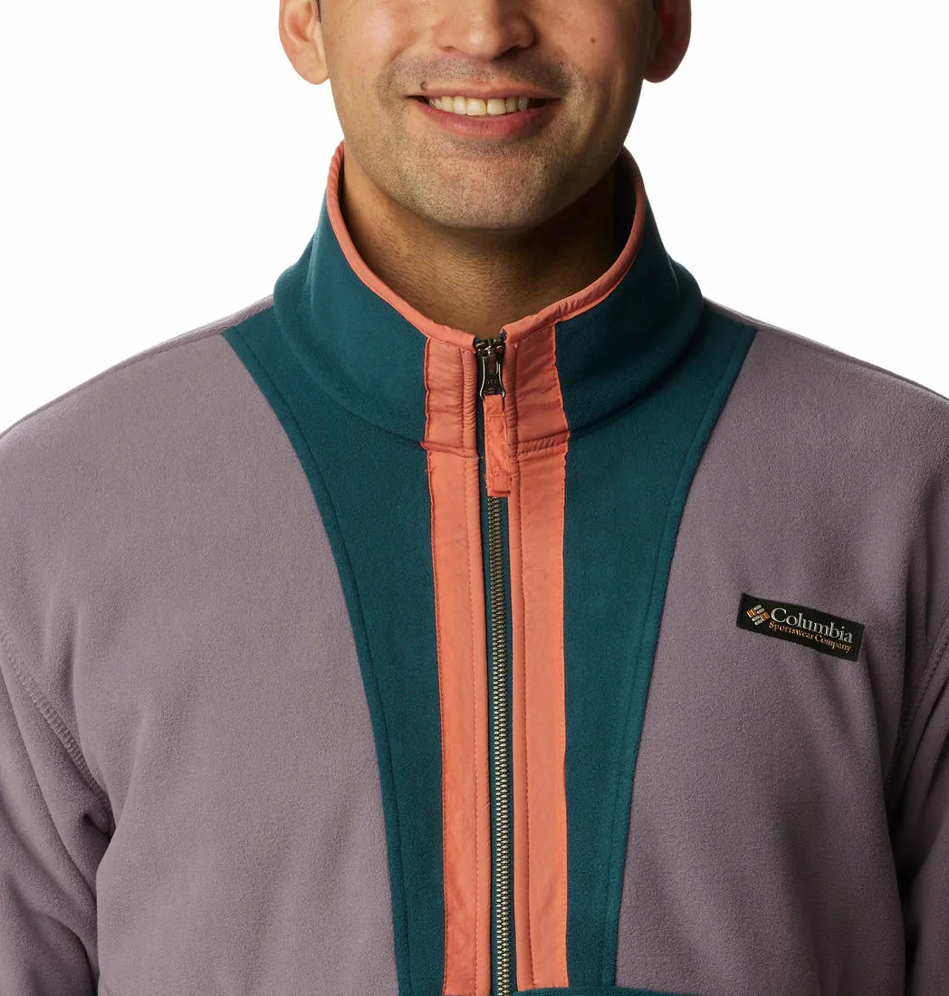 Columbia Men Purple Backbowl Remastered Fleece Quiet Time Cold Snap