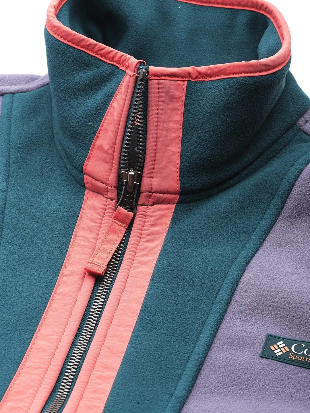 Columbia Men Purple Backbowl Remastered Fleece Cozy Touch