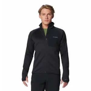 Columbia Men Black Triple Canyon Grid Fleece FZ II Urban Layer Comfy Look