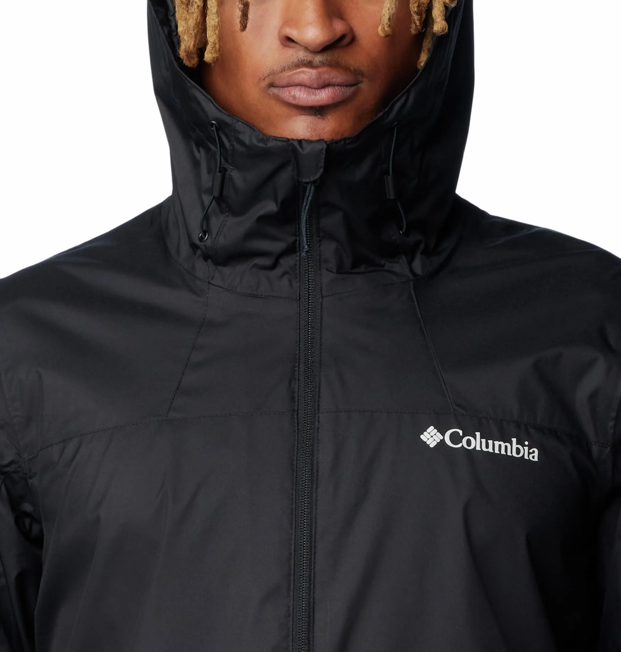 Columbia Men Black Inner Limits III Jacket Waterproof Double Layered Edges Upgrade