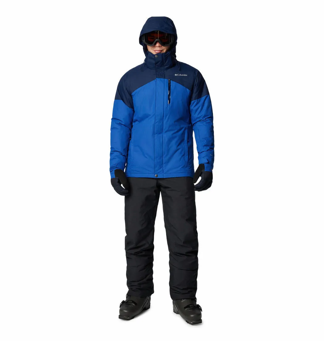 Compression Strap Adjustment Columbia Men Blue Last Tracks II Jacket