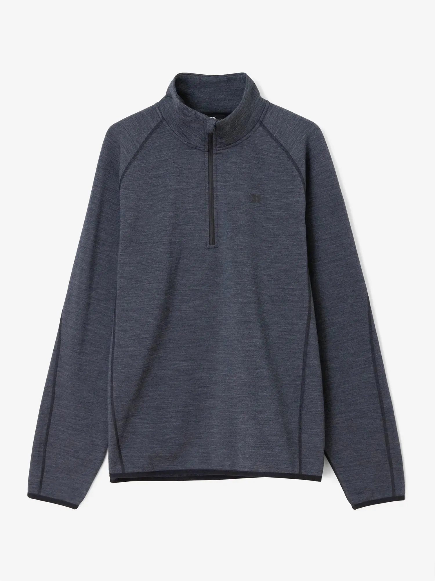 Comfy Apparel M JUSTIN 1/2 ZIP Mid Grey