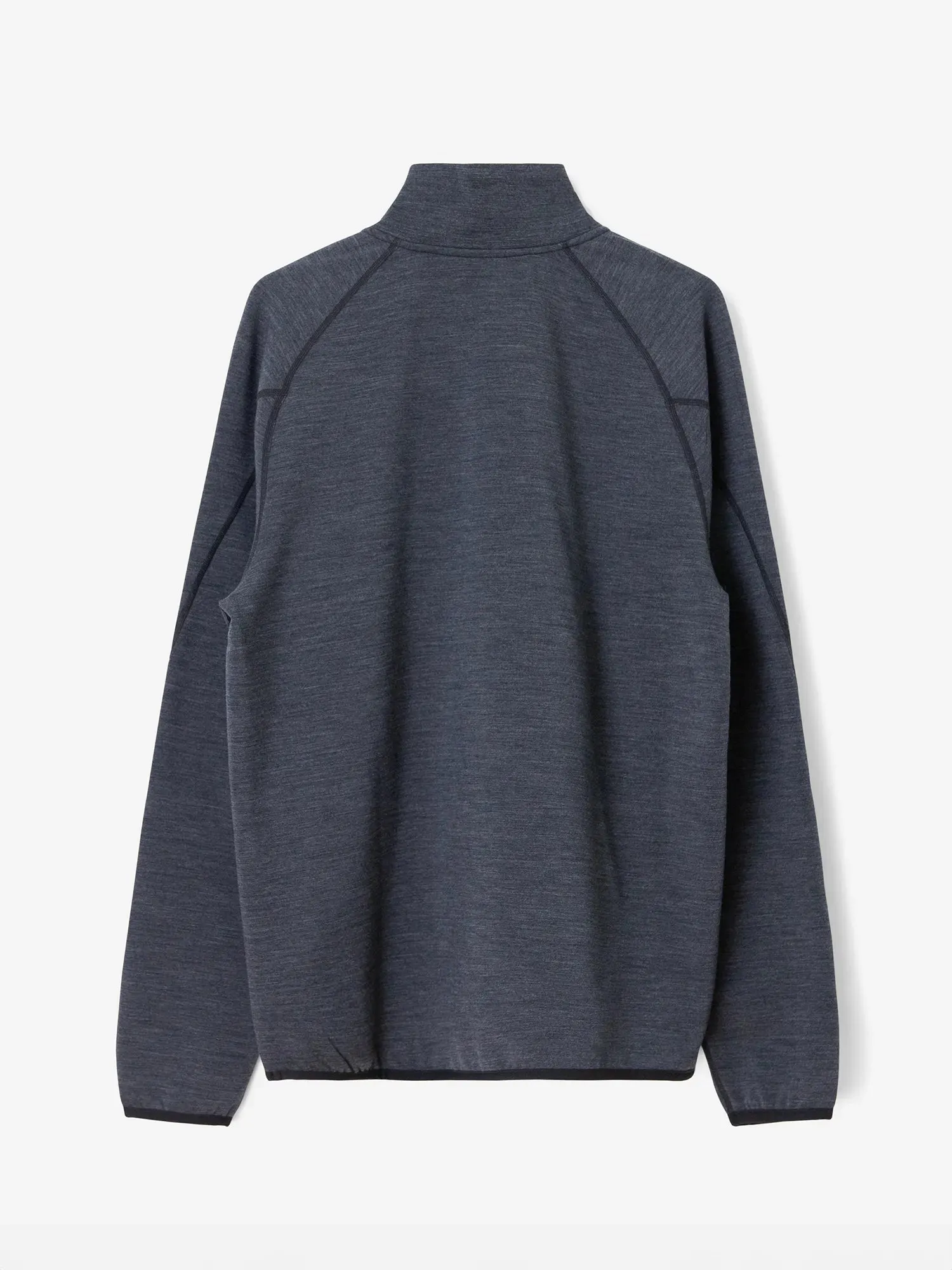 City Casual M JUSTIN 1/2 ZIP Mid Grey