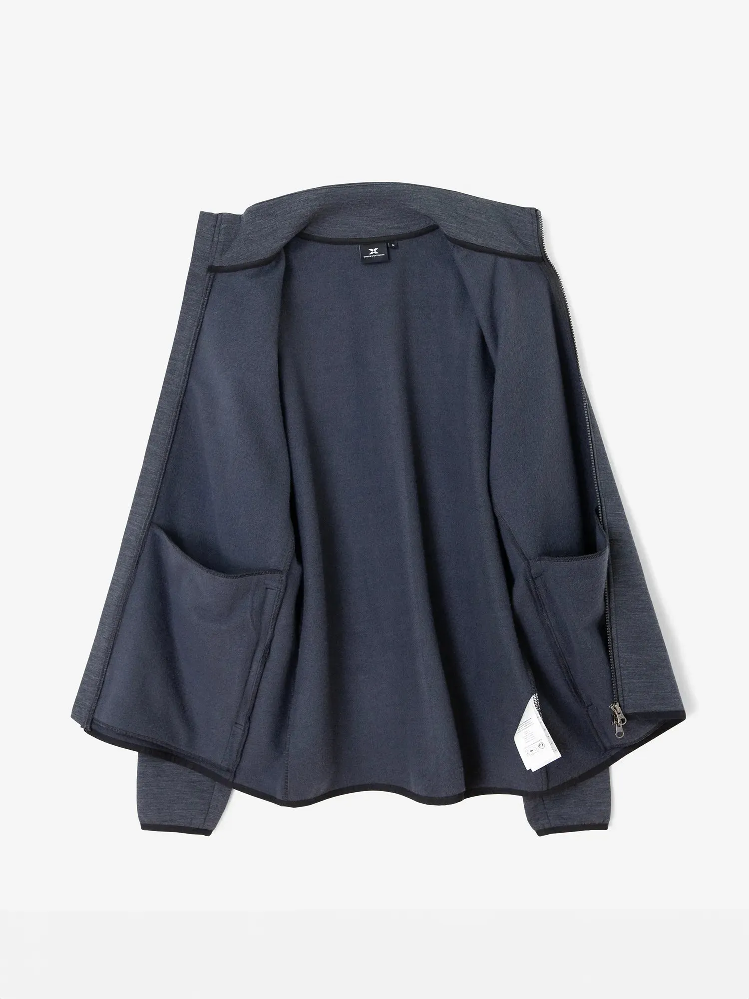 Fashion Fit M MATT FULL ZIP Mid Grey