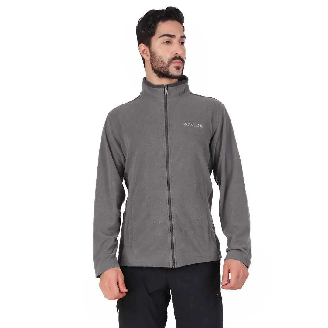 Columbia Men Grey Klamath Range Full Zip (Sun Protection) Brushed Interior