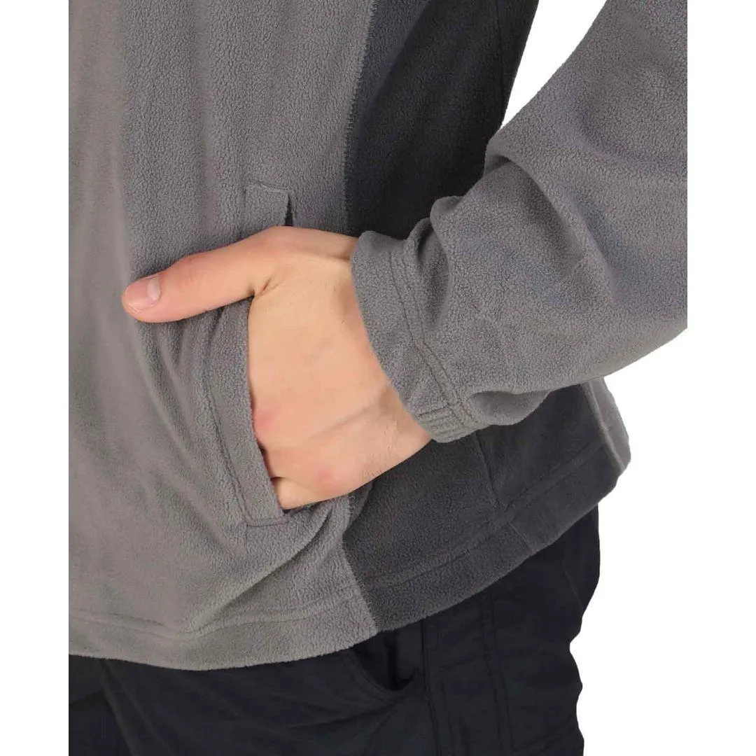 Smart Casual Muted Style Columbia Men Grey Klamath Range Full Zip (Sun Protection)