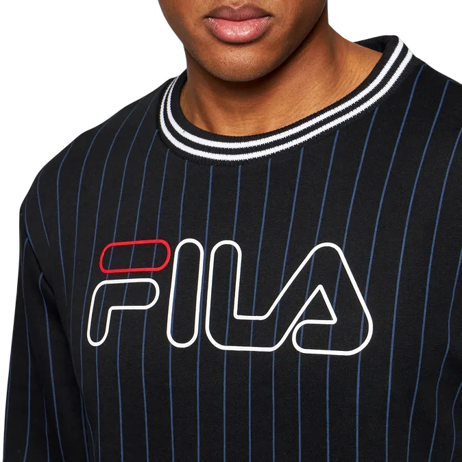 Fila felpa girocollo da uomo Jamy 683271 002 nero product surfing suitability