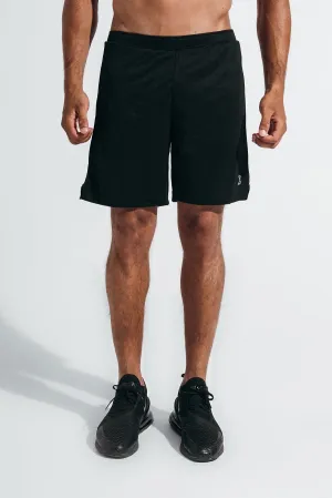 Four Way Stretch Fabric Comfy Vibes Impact 9 inches Short Black