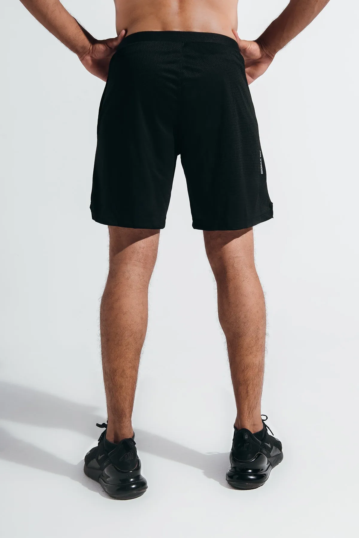 garden party wear Urban Comfort Impact 9 inches Short Black