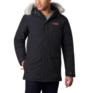 Columbia Men Black Marquam Peak Parka Camp Ready AdjustableCuffs