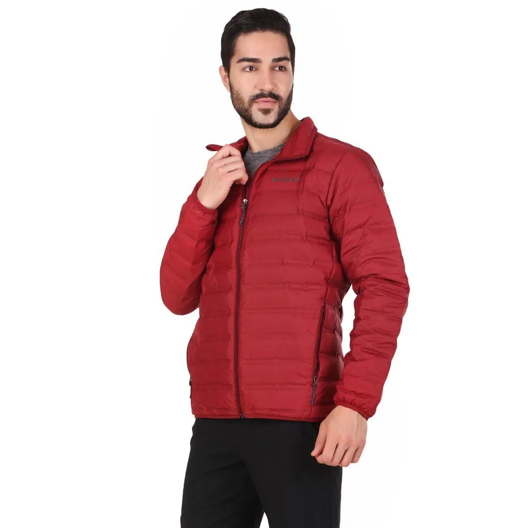 Zippered Vents Columbia Men Red Lake 22 Down Jacket