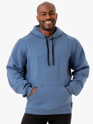 Force Pullover Hoodie - Blue Anti Pilling Cold Weather Wear