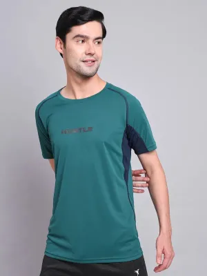 Men Printed Regular Fit Crew Neck T-shirt with TECHNO COOL  back to school