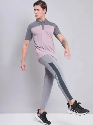 Comfy Style NonRestrictive Cut Men Colorblock Relax Fit Polo T-shirt with TECHNO COOL 