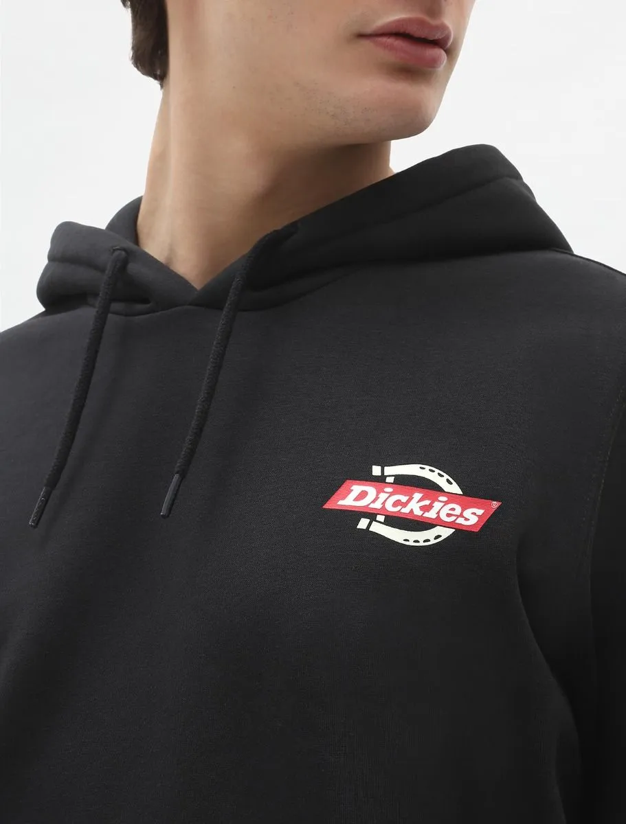 Breathable Sustainable Fabric Dickies Felpa da uomo con cappuccio Ruston DK0A4XAHBLK nero