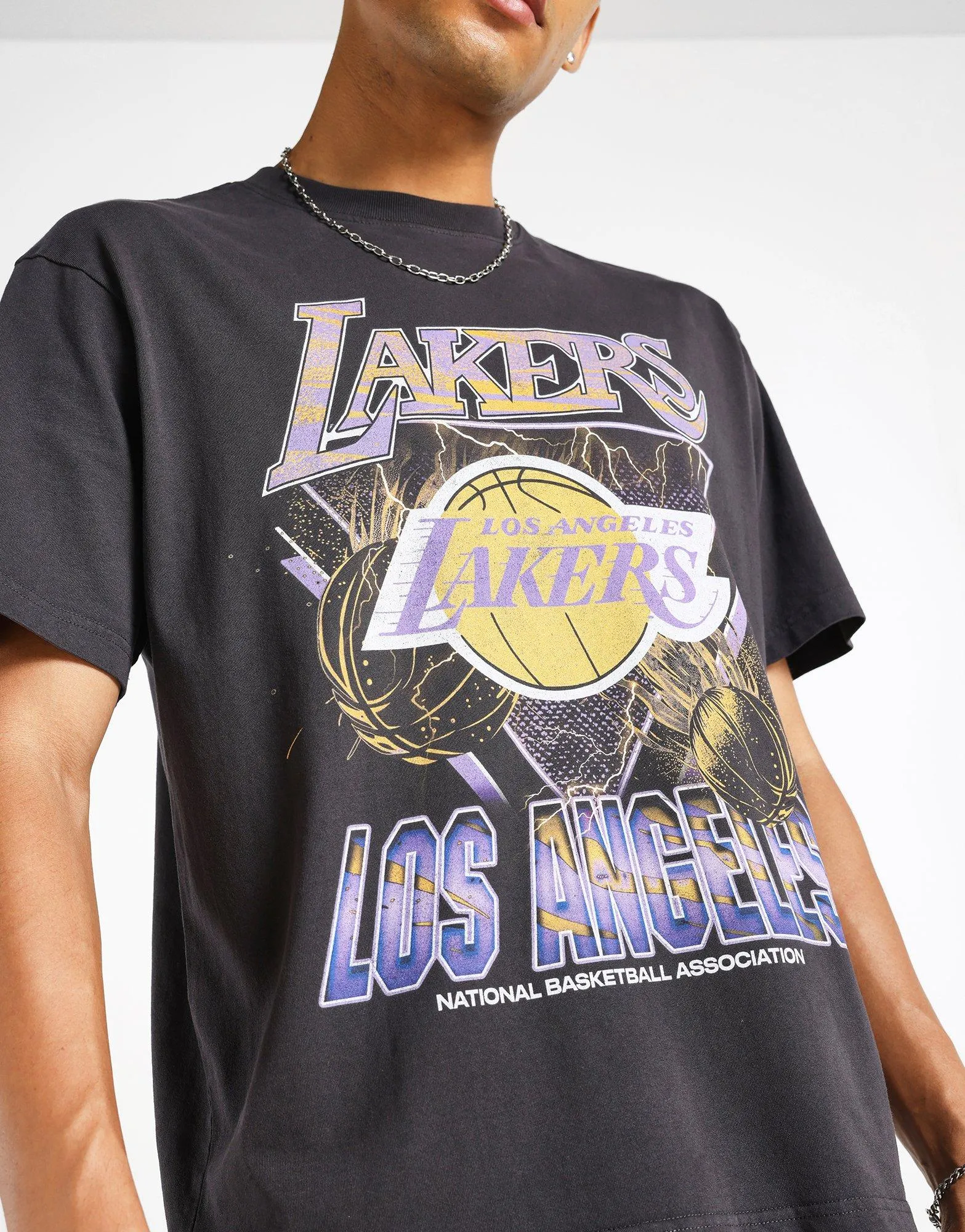 LA Lakers Trigon T-Shirt Anti-static Preppy