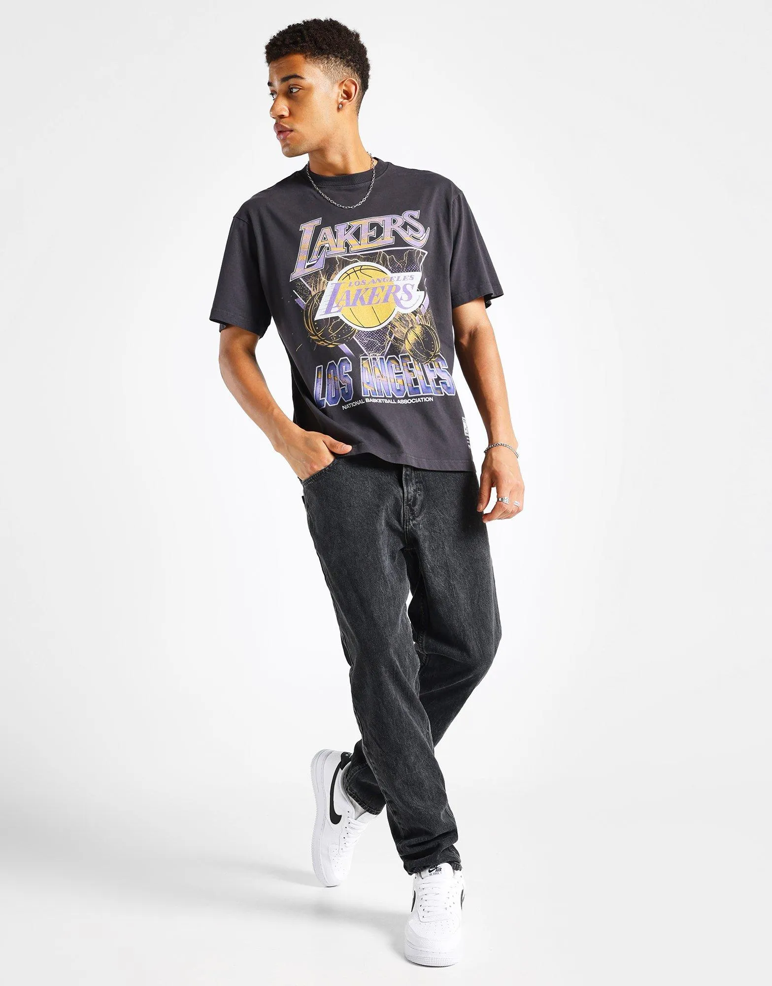 Roomy Design Daily Style LA Lakers Trigon T-Shirt