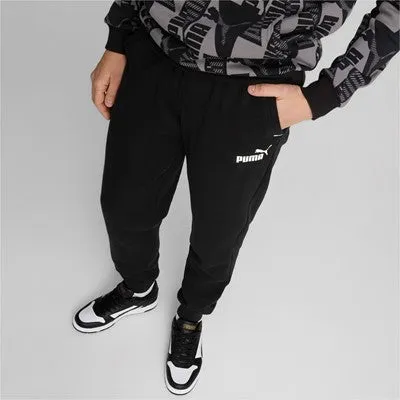 Puma Pantalone sportivo da uomo in felpa con polsino al fondo Power 849852 01 nero Exercise Leggings Ultimate Comfort