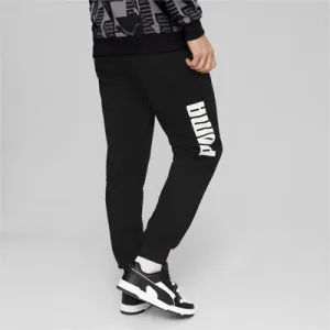 Sweat Wicking Waistband Puma Pantalone sportivo da uomo in felpa con polsino al fondo Power 849852 01 nero