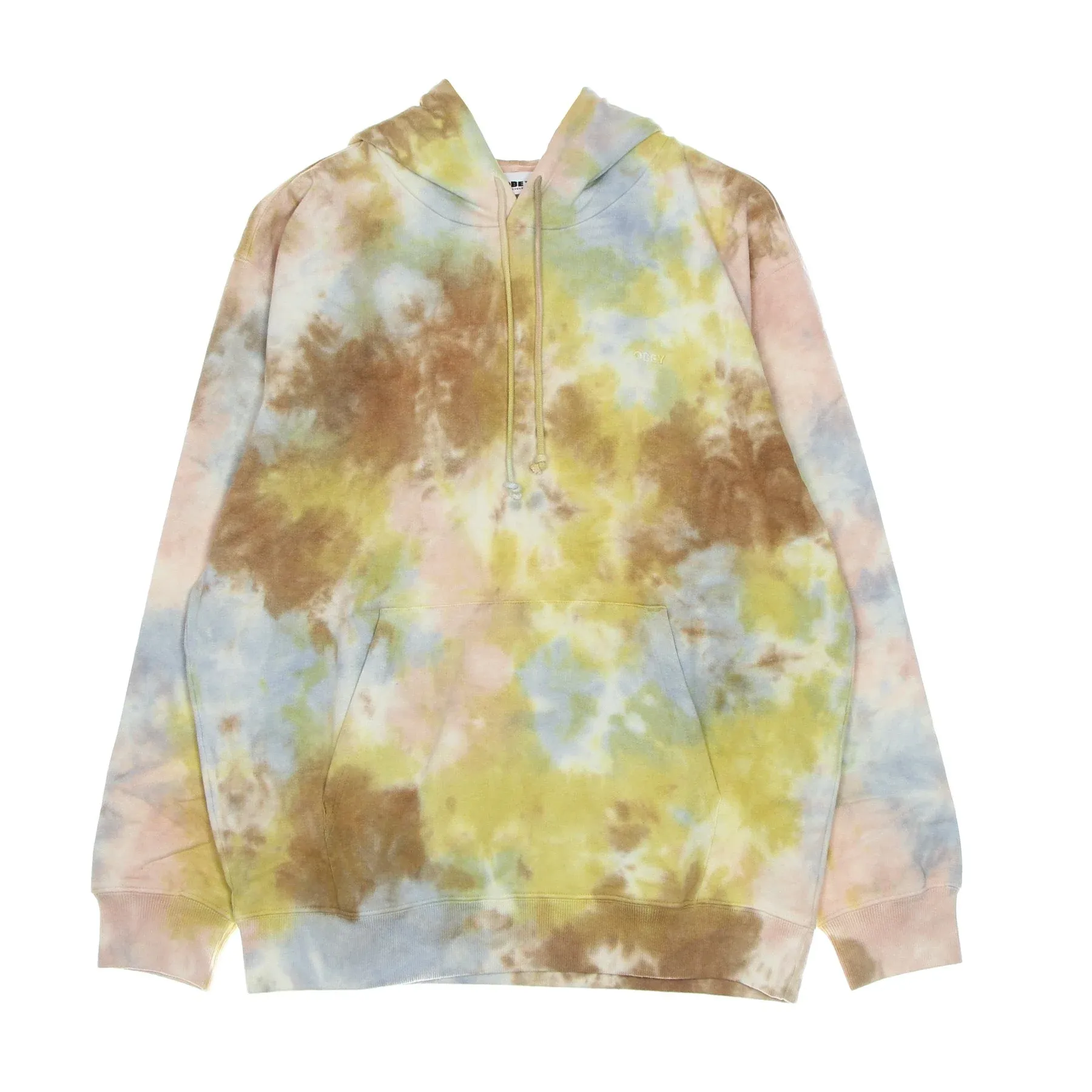 Fashion Piece Obey Felpa Mini Bold Recycled Tie Dye Hood 112470140 toffee multi