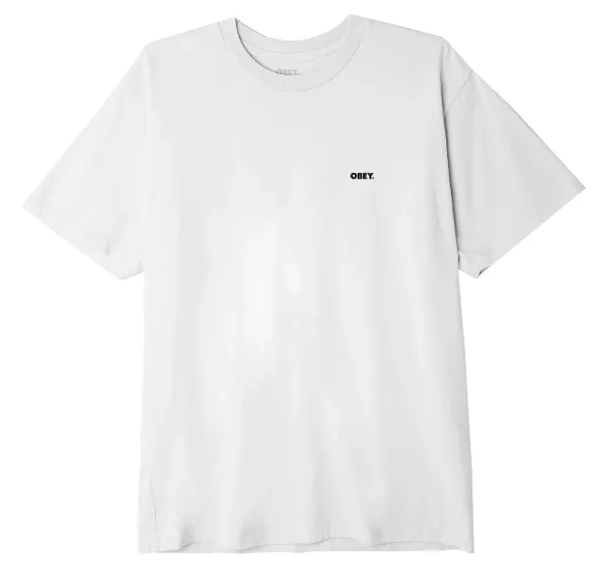 Obey maglietta manica corta da uomo Statue Icon 165262589 bianco Dimensional Stability Weave