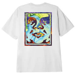 Reversible Design Concept Obey maglietta manica corta da uomo Statue Icon 165262589 bianco