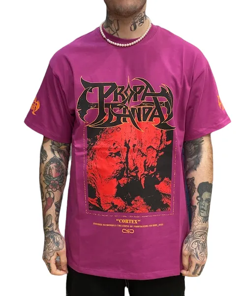 Sleek Fit Wear Propaganda Cortex T-Shirt manica corta 23SSPRTS611 purple