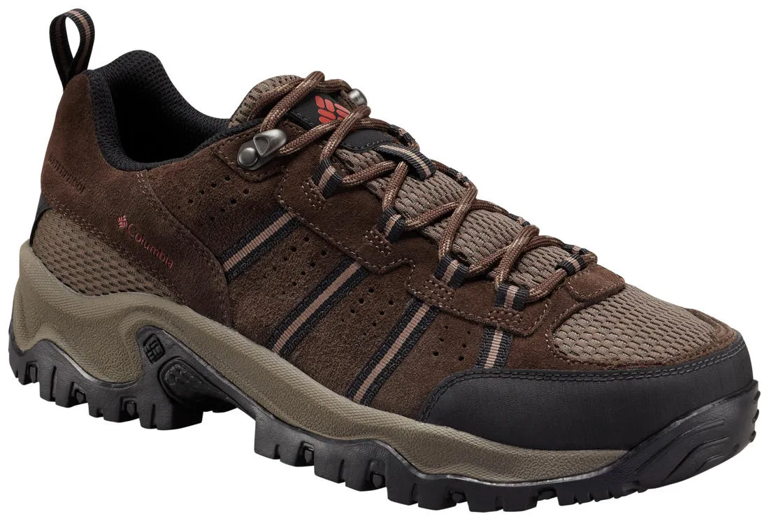Columbia Men Brown GRANTS PASS LOW WATERPROOF Extreme Trail Boots Foot Protection Technology