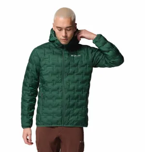 Columbia Men Green HEAT SEAL Delta Ridge II Down Jacket watch Fitted Wear
