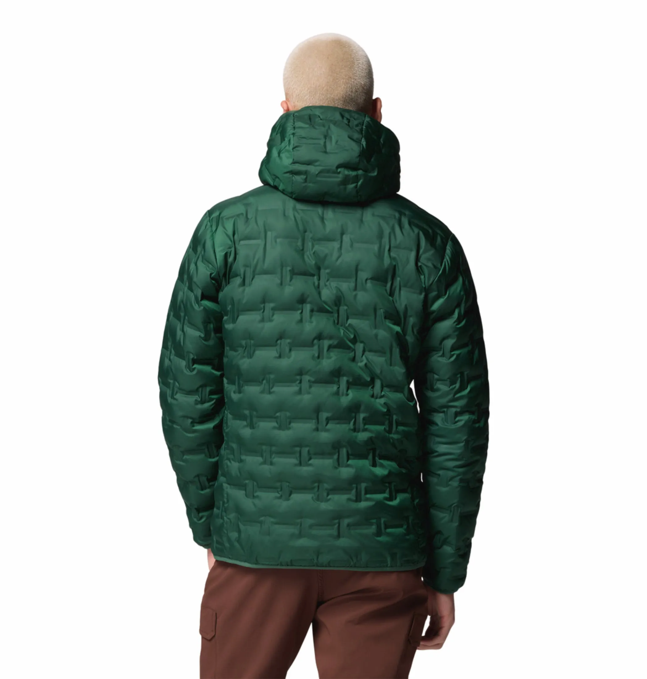 Columbia Men Green HEAT SEAL Delta Ridge II Down Jacket sunset Core Fit