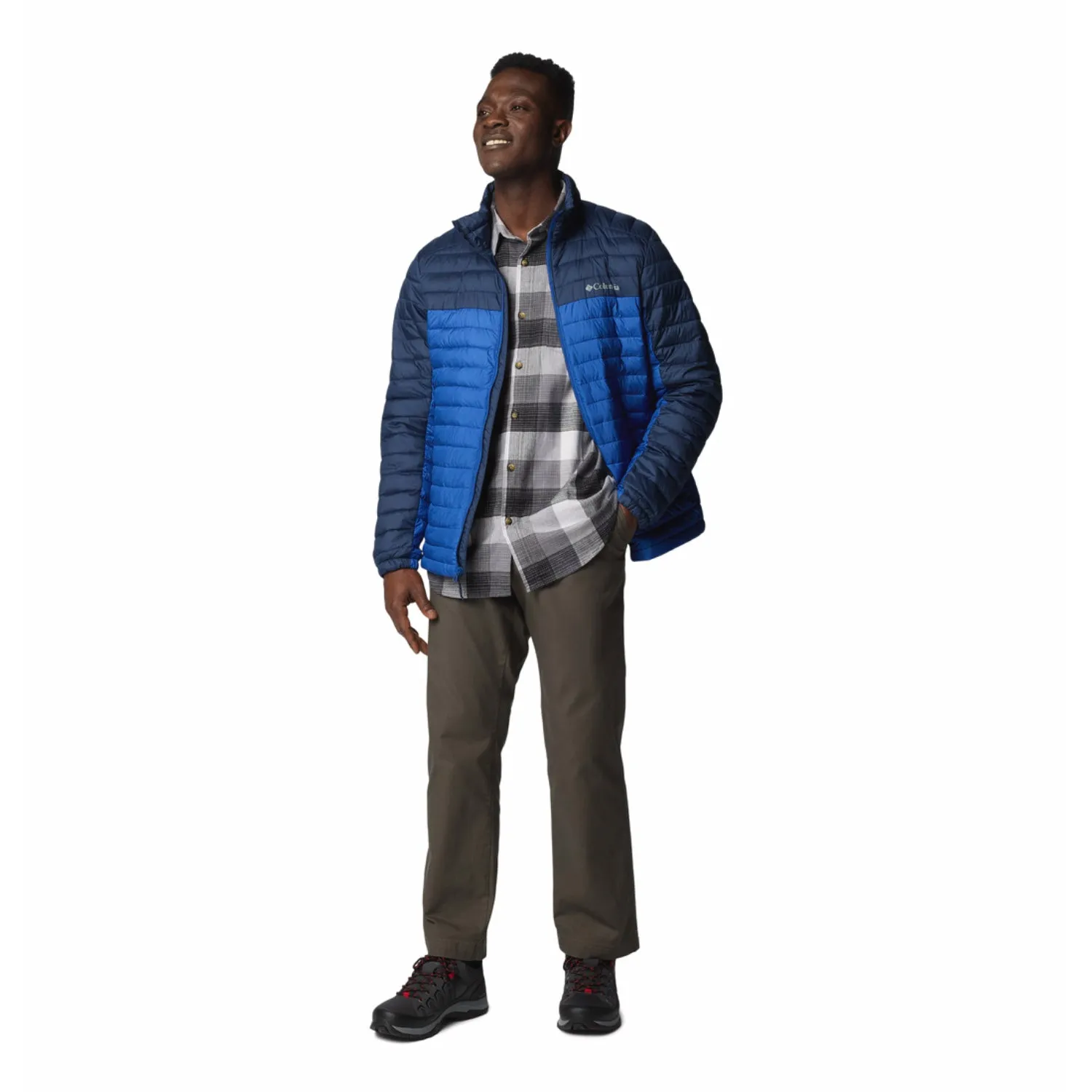 Columbia Men Blue Silver Falls II Jacket Designer