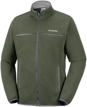 Columbia Men Green Terpin Point III Full Zip Daily Comfort Wear Holiday Ready