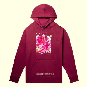 HUF felpa con cappuccio da uomo Lovely Sort PF00284 rosso Stretchy