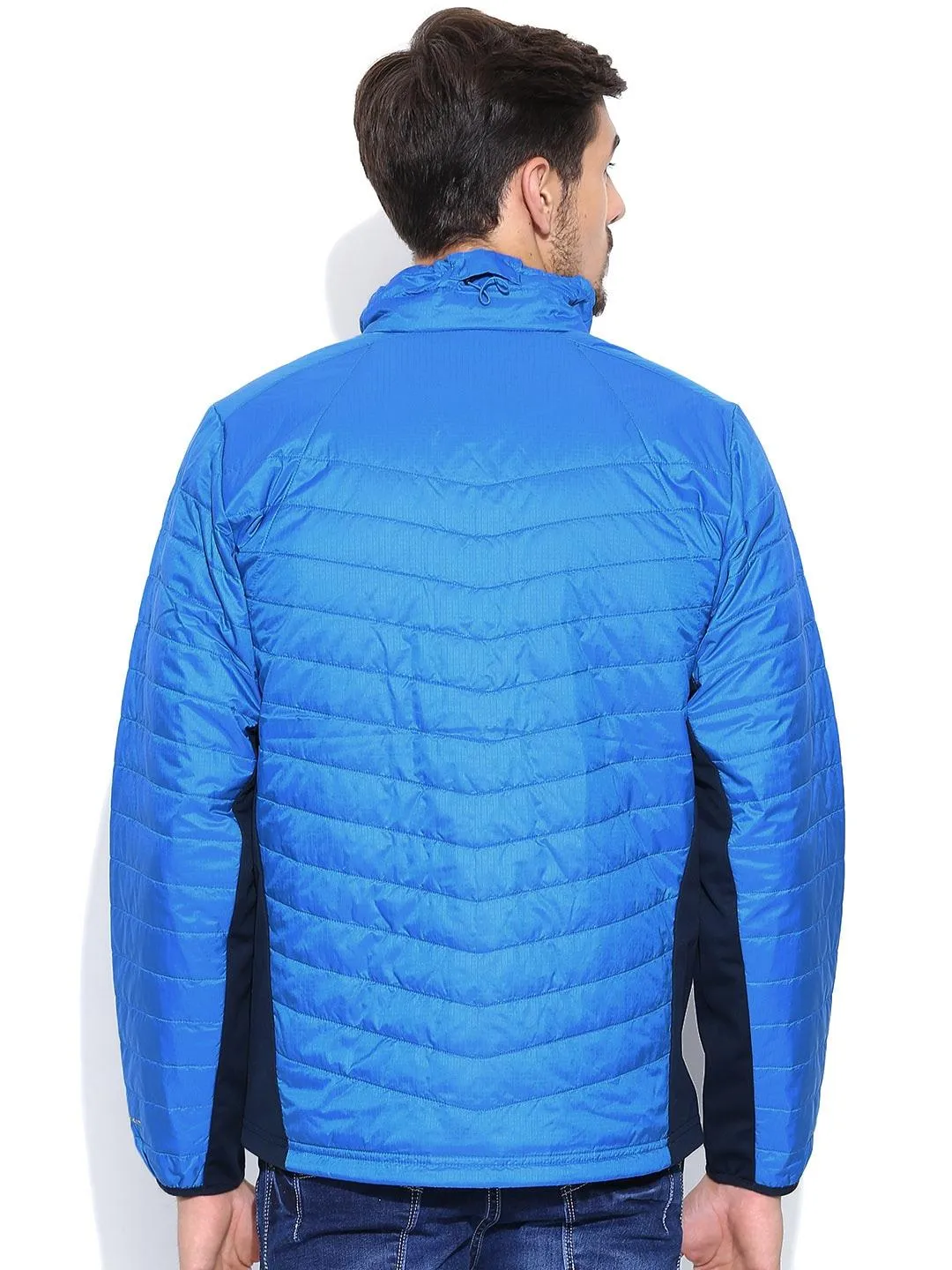 Columbia Men Blue Passo Alto Jacket Silicone Grip Trim