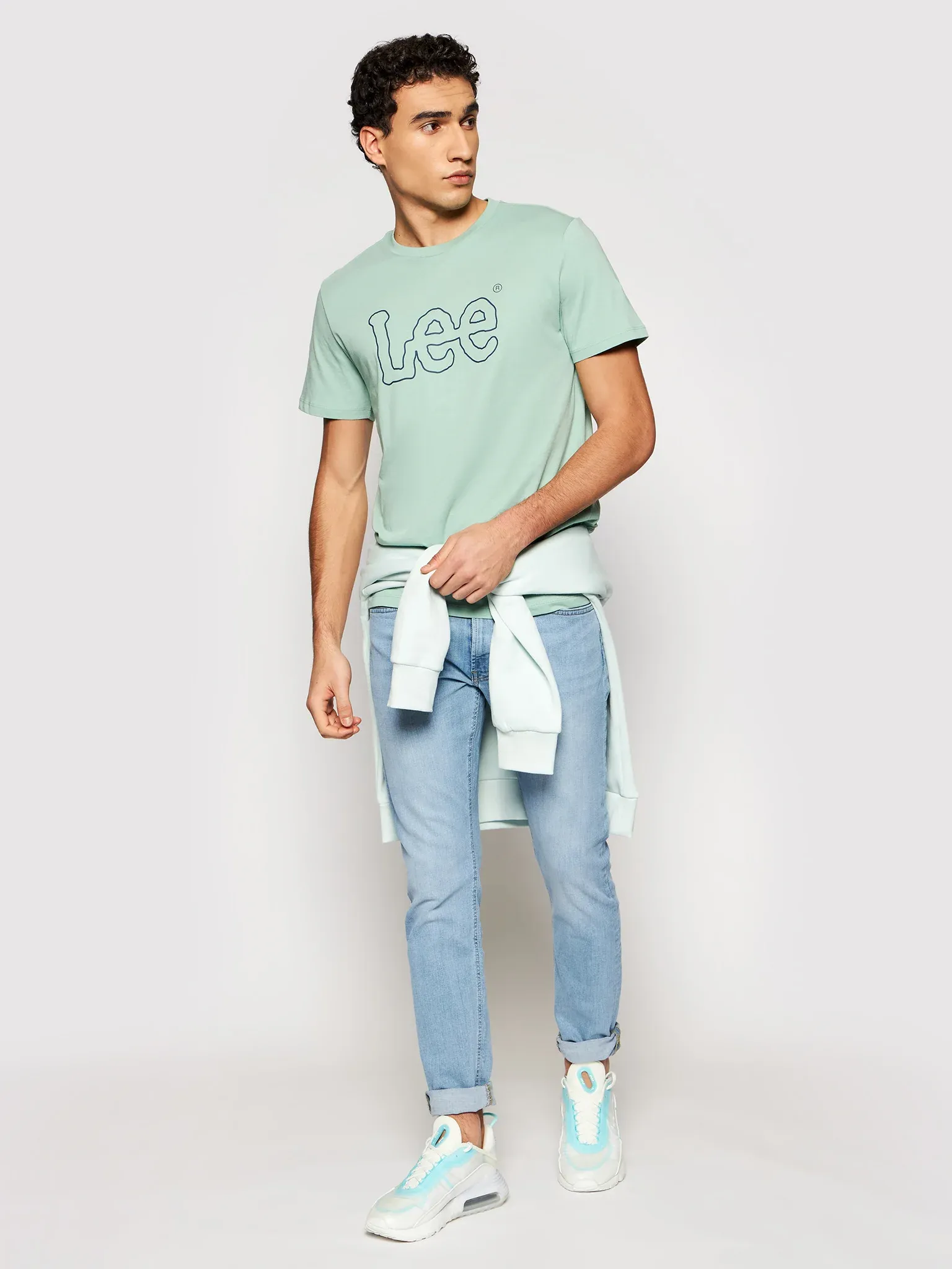 Active Days Lee Pantalone da uomo in Jeans Luke slim tapered L719NLUH bleached cody