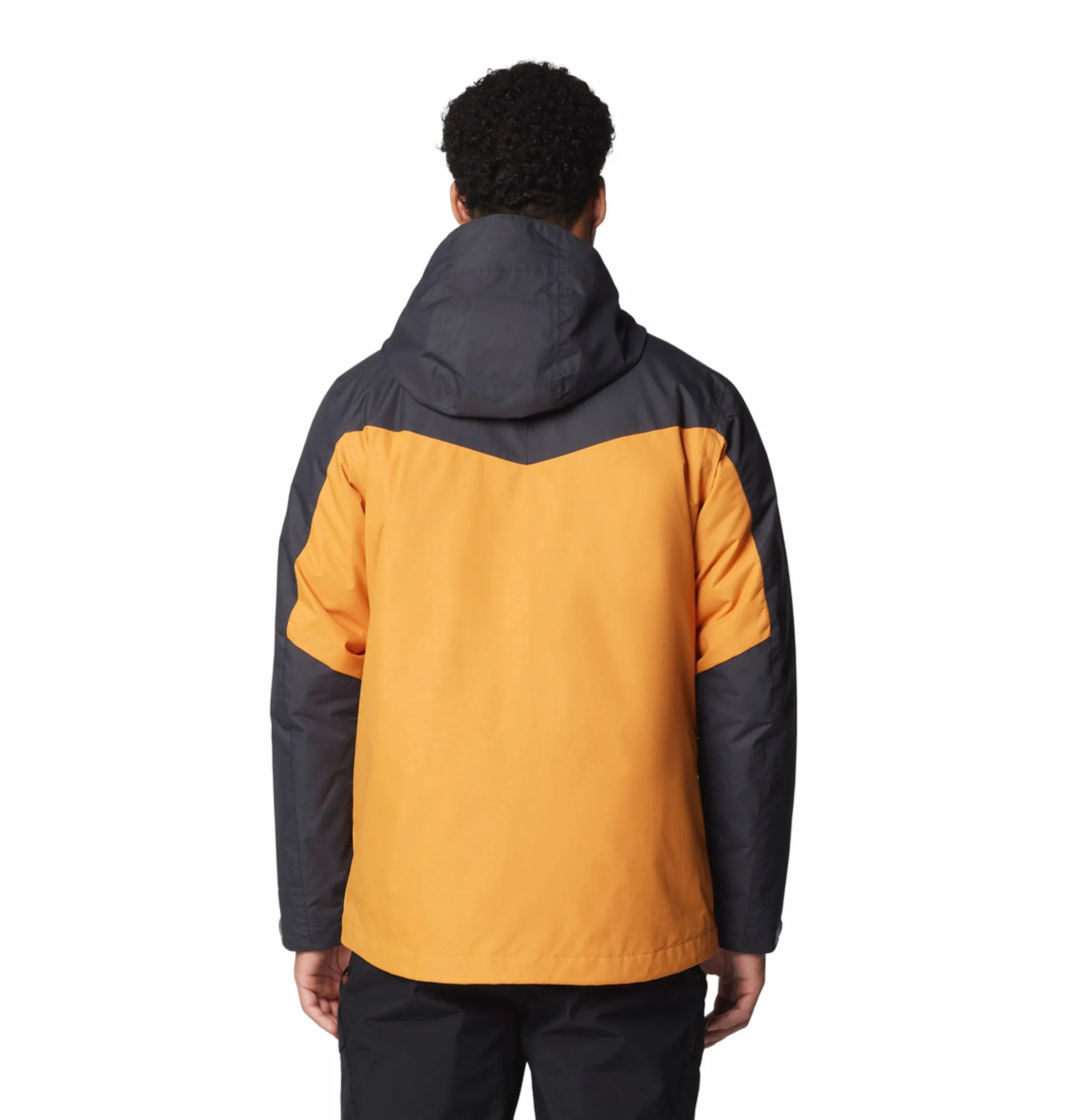 Magnetic Closure Details Worth Columbia Men Orange Whirlibird V Interchange Jacket