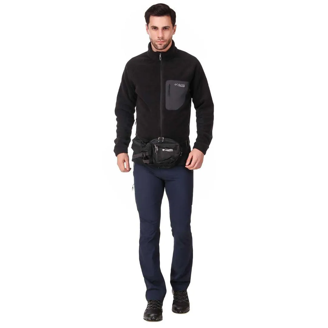 Columbia Men Black Titan Pass 2.0 II Fleece Holiday Travel