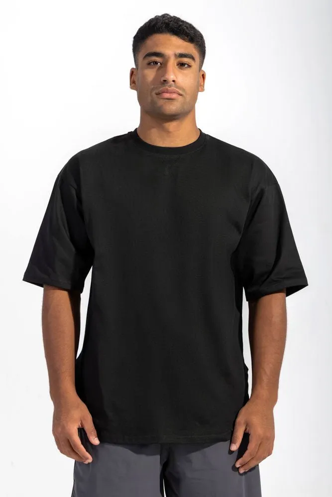 Cloud Fit Tee Black Clean Cut Luxury Core