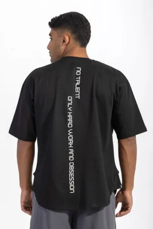 Casual Comfort Classic Hoodie Cloud Fit Tee Black