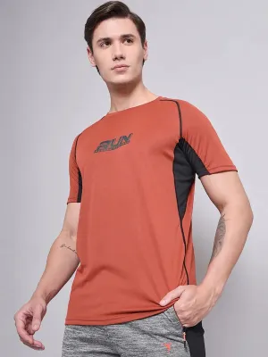 Men Printed Regular Fit Crew Neck T-shirt with TECHNO COOL  Forest Air SustainableYarnBlend