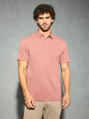Durable Comfort Relaxed Fashion Men Solid Slim Fit Polo T-shirt with COTFLEX