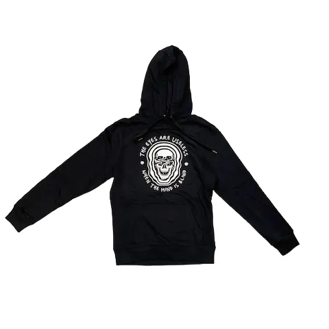 Outdoor Sporty Trend Focus C1RCA felpa da uomo con cappuccio Mind Hood MHO158 nero
