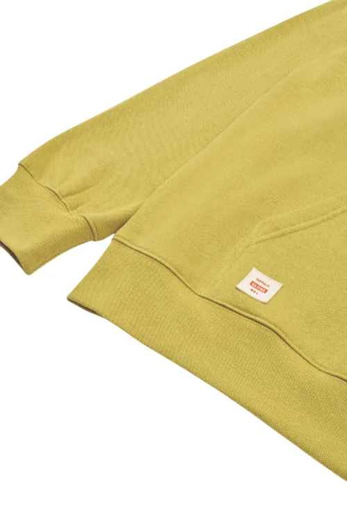 workout wear Backpacking Essential Globe felpa con cappuccio da uomo Living Low Velocity Hoddie GB02243002ACIDL verde lime