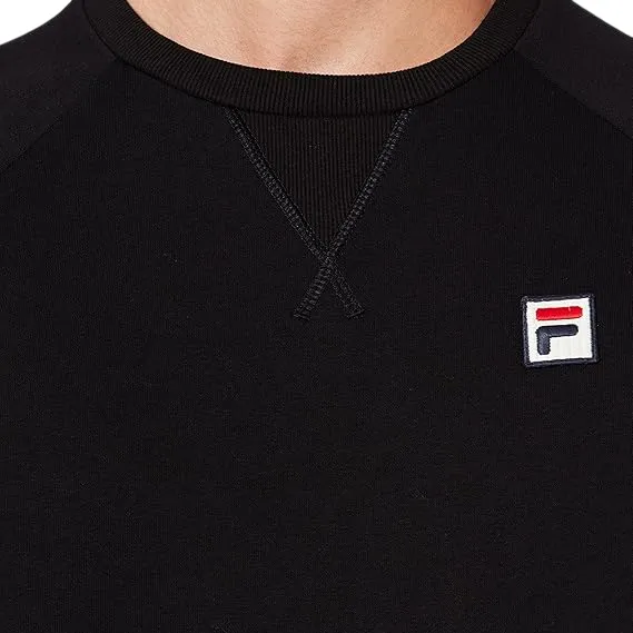 Weekend Comfort jersey Fila felpa girocollo da uomo Heath Reglan Crew Sweat 689038 002 nero